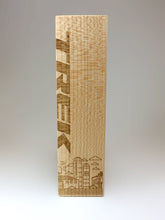 Load image into Gallery viewer, Trek Lasered Wooden Block Award
