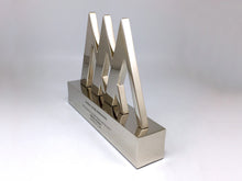 Load image into Gallery viewer, Triple Pyramid Aluminium Award
