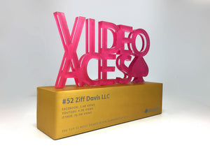 Video Aces Acrylic and Aluminium Award