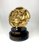 Load image into Gallery viewer, Visit England Gold Resin Rose
