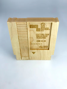 Wooden NES Cartridge Award Creative Awards London Limited
