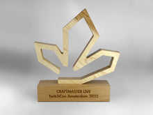 Load image into Gallery viewer, Wooden Oak Leaf Award Creative Awards London Limited
