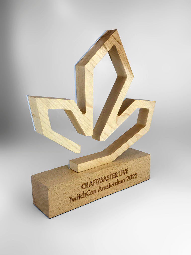 Wooden Oak Leaf Award Creative Awards London Limited