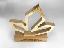 Load image into Gallery viewer, Wooden Oak Leaf Award Creative Awards London Limited
