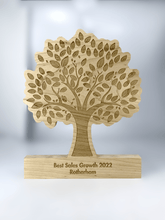 Load image into Gallery viewer, Paper Tree Award Bespoke Wooden Awards Creative Awards London Limited
