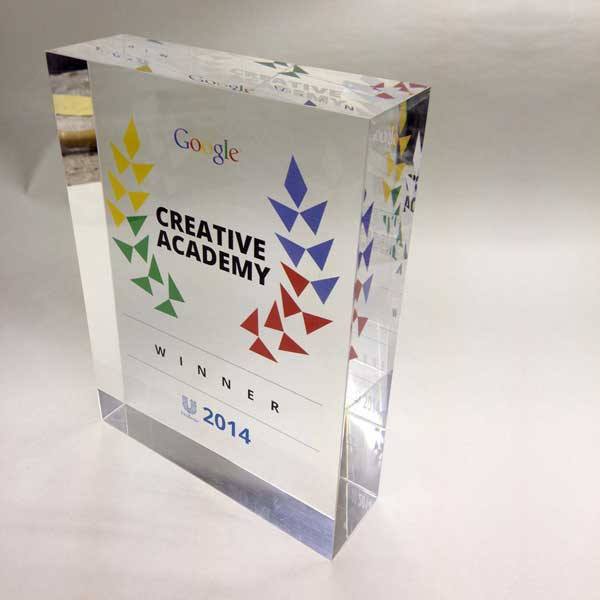 Google Creative Academy Acrylic Award