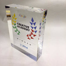 Load image into Gallery viewer, Google Creative Academy Acrylic Award
