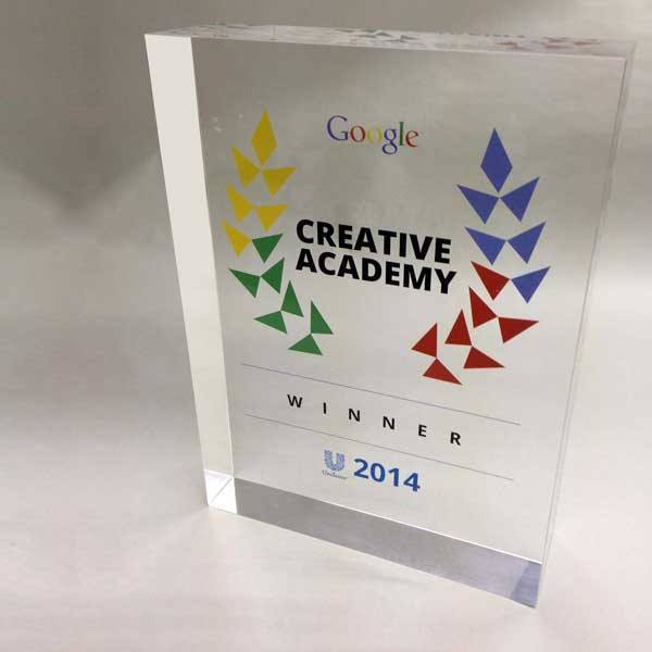 Google Creative Academy Acrylic Award