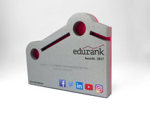 Load image into Gallery viewer, Edurank Acrylic and Aluminium Awards
