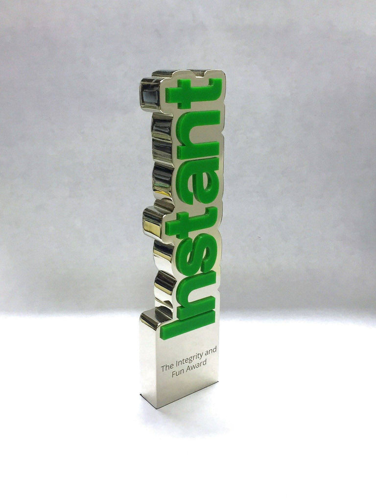Instant Polished Aluminium and Perspex Award