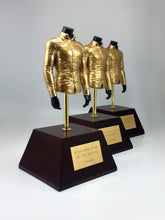 Load image into Gallery viewer, Cast Resin Gold Shirt Award
