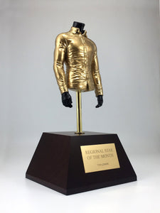 Cast Resin Gold Shirt Award