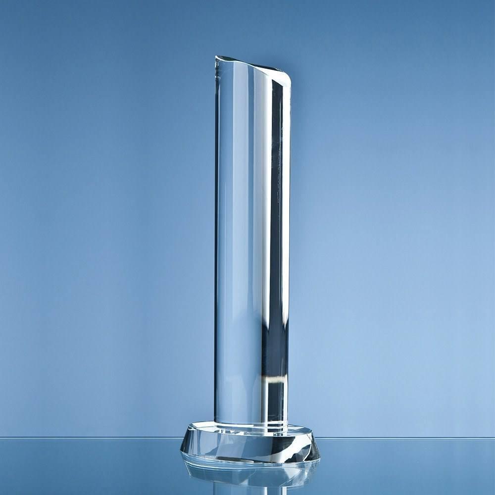 Crystal Oval Column Award