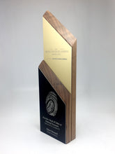 Load image into Gallery viewer, Layered Wood and Aluminium Award
